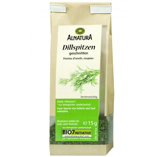 Alnatura Bio Dillspitzen Geschnitten 15G 3 Alnatura Bio Dillspitzen Geschnitten 15G