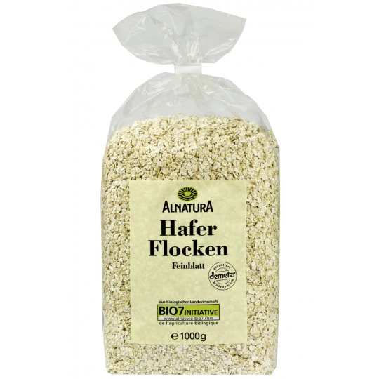Alnatura Bio Haferflocken Feinblatt 1KG 3 Alnatura Bio Haferflocken Feinblatt 1KG