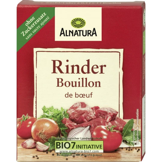 Alnatura Bio Rinder Bouillon 6ST 66G 3 Alnatura Bio Rinder Bouillon 6ST 66G