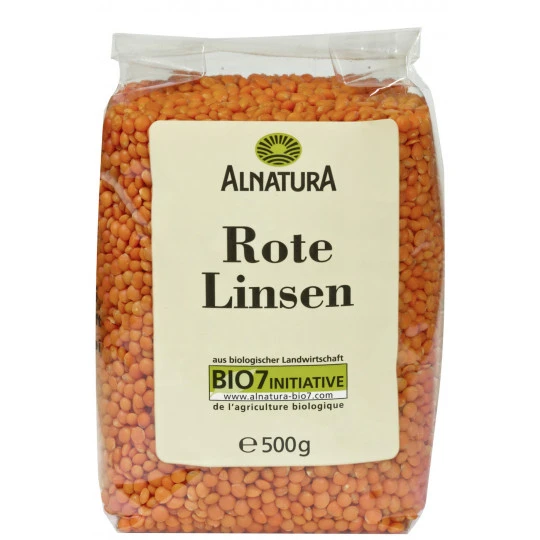 Alnatura Bio Rote Linsen 500G 3 Alnatura Bio Rote Linsen 500G
