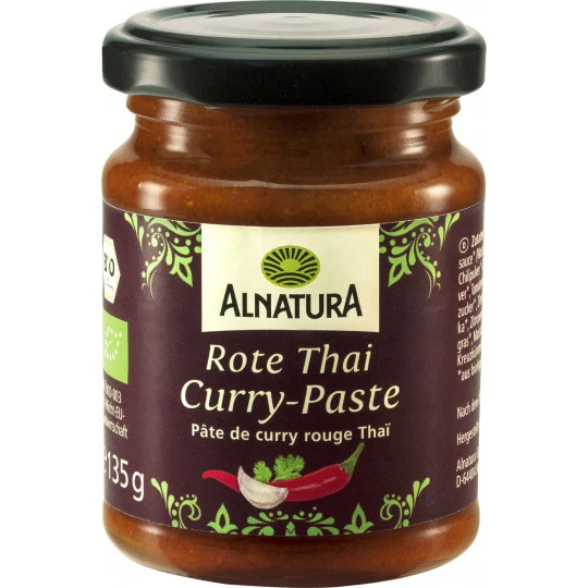 Alnatura Bio Rote Thai Curry-Paste 135G 3 Alnatura Bio Rote Thai Curry-Paste 135G