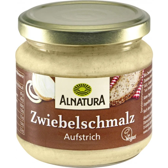Alnatura Bio Veganes Zwiebelschmalz 150G 3 Alnatura Bio Veganes Zwiebelschmalz 150G