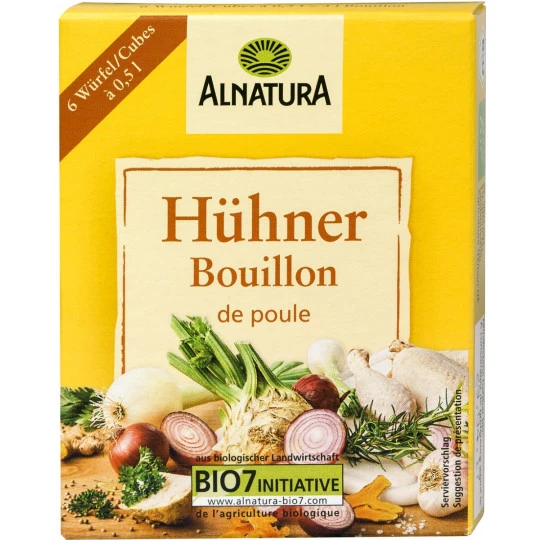 Alnatura Bio Hühner Bouillon 6ST 66G 3 Alnatura Bio Hühner Bouillon 6ST 66G