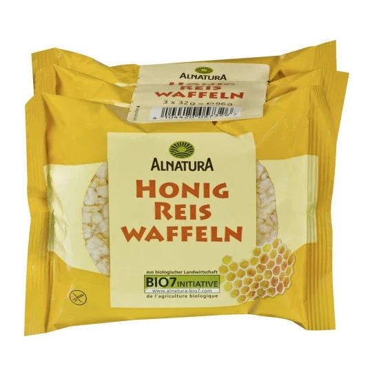 Alnatura Bio Honig Reis Waffeln 3ST 96G 3 Alnatura Bio Honig Reis Waffeln 3ST 96G