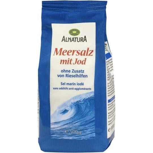 Alnatura Meersalz Mit Jod 500G 3 Alnatura Meersalz Mit Jod 500G