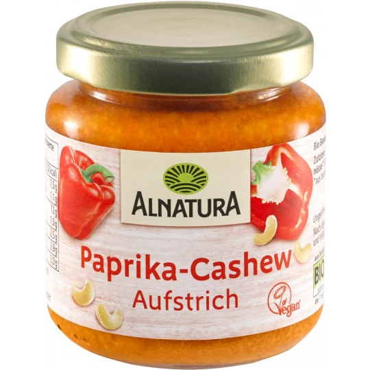 Alnatura Bio Paprika-Cashew Aufstrich 125G 3 Alnatura Bio Paprika-Cashew Aufstrich 125G