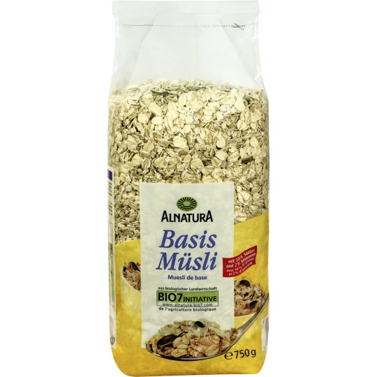 Alnatura Bio Basis Müsli 750G 3 Alnatura Bio Basis Müsli 750G