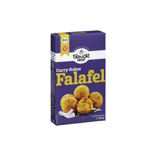 Bauckhof Bio Curry-Kokos Falafel 160G 3 Bauckhof Bio Curry-Kokos Falafel 160G