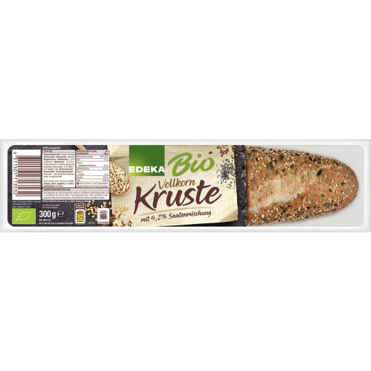 EDEKA Bio Vollkorn Kruste Mit Saatenmischung 300G 3 EDEKA Bio Vollkorn Kruste Mit Saatenmischung 300G