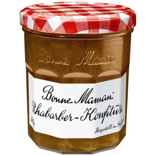 Bonne Maman Rhabarber-Konfitüre 370G 3 Bonne Maman Rhabarber-Konfitüre 370G