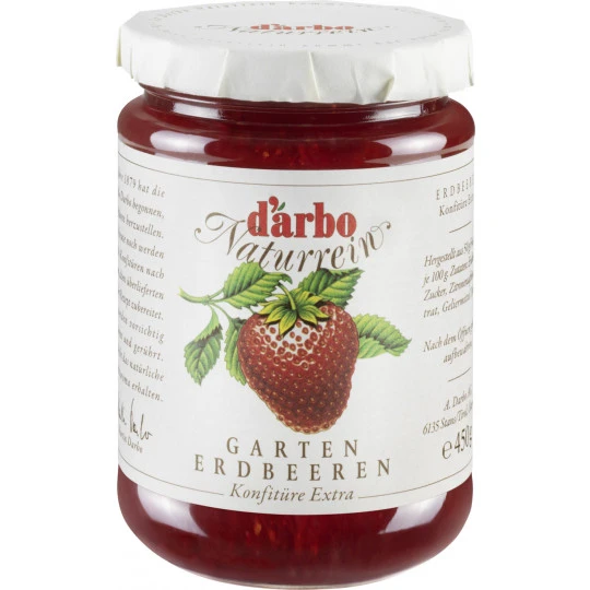 Darbo Konfitüre Naturrein Extra Garten Erdbeeren 450G 3 Darbo Konfitüre Naturrein Extra Garten Erdbeeren 450G