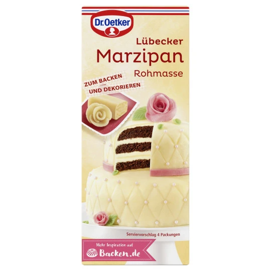 Dr. Oetker Lübecker Marzipan Rohmasse 200G 3 Dr. Oetker Lübecker Marzipan Rohmasse 200G