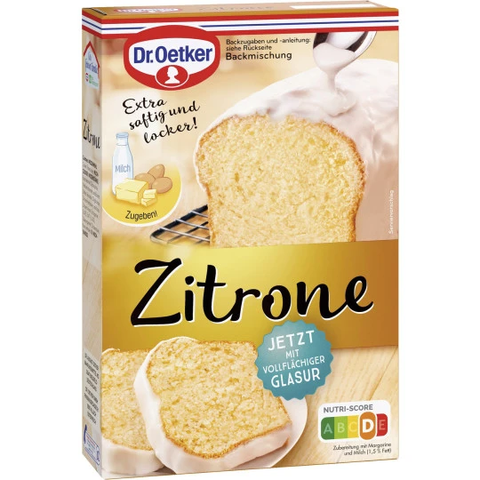 Dr. Oetker Zitronenkuchen 525G 3 Dr. Oetker Zitronenkuchen 525G