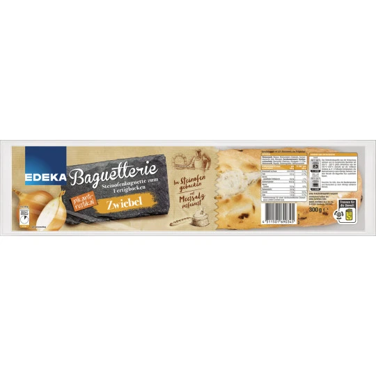 EDEKA Baguetterie Zwiebel 300G 3 EDEKA Baguetterie Zwiebel 300G