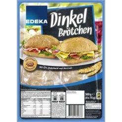 EDEKA Dinkelbrötchen 4ST 300G