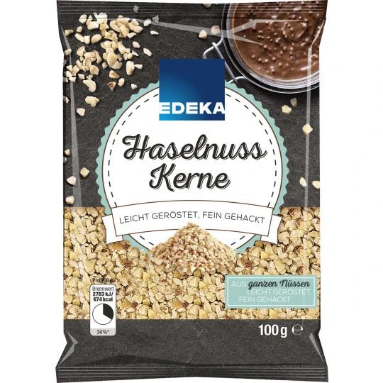 EDEKA Haselnusskerne Leicht Geröstet, Fein Gehackt 100G 3 EDEKA Haselnusskerne Leicht Geröstet, Fein Gehackt 100G