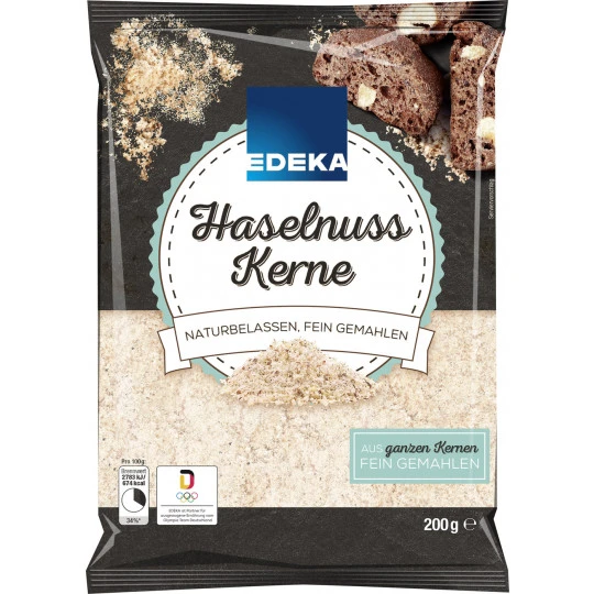 EDEKA Haselnusskerne Naturbelassen, Fein Gemahlen 200G 3 EDEKA Haselnusskerne Naturbelassen, Fein Gemahlen 200G
