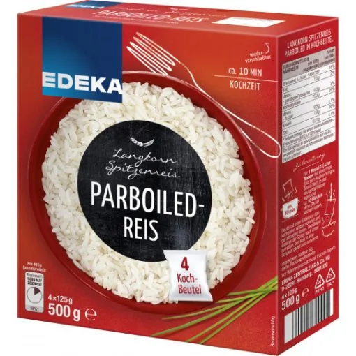 EDEKA Langkorn Spitzenreis Parboiled Im Kochbeutel 4x 125G 2 EDEKA Langkorn Spitzenreis Parboiled Im Kochbeutel 4x 125G -Alnatura || EDEKA || Dr. Oetker Verkäufe edeka langkparboiled kb 500g