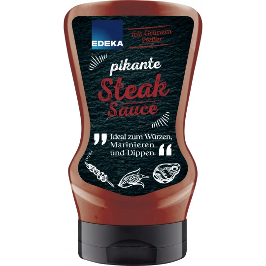 EDEKA Pikante Steak-Sauce 300ML 3 EDEKA Pikante Steak-Sauce 300ML