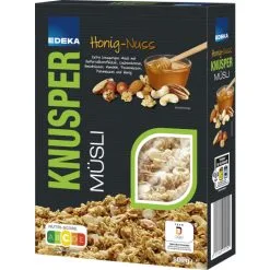 EDEKA Knusper Müsli Honig-Nuss 500G