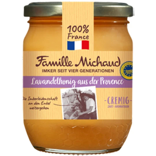 Famille Michaud Lavendelhonig Aus Der Provence Cremig 375G 3 Famille Michaud Lavendelhonig Aus Der Provence Cremig 375G
