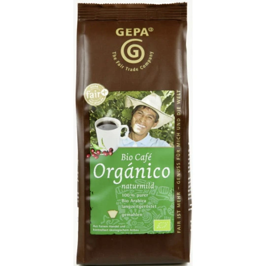 GEPA Faitrade Bio Cafe Organico Naturmild Gemahlen 250G 3 GEPA Faitrade Bio Cafe Organico Naturmild Gemahlen 250G