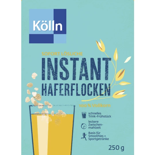 Kölln Instant Haferflocken 250G 3 Kölln Instant Haferflocken 250G