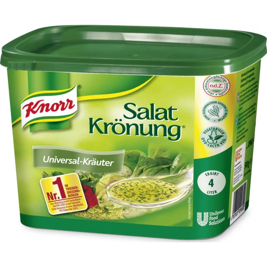 Knorr Salat Krönung Universal Kräuter 500G 3 Knorr Salat Krönung Universal Kräuter 500G