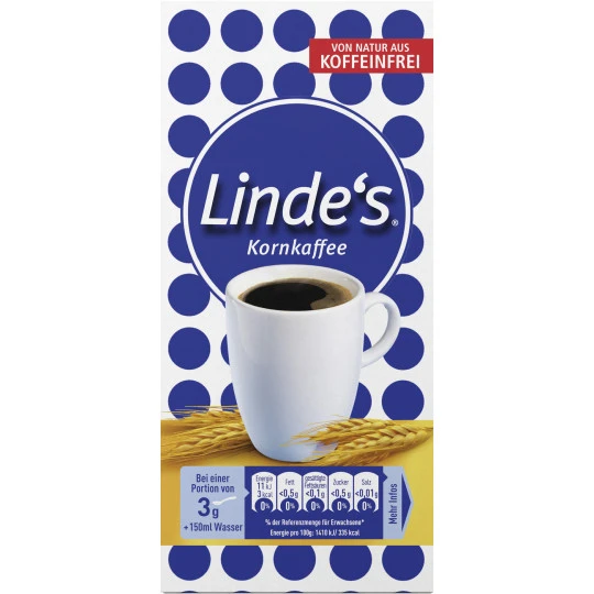 Linde's Kornkaffee Mit Zichorie 500G 3 Linde's Kornkaffee Mit Zichorie 500G