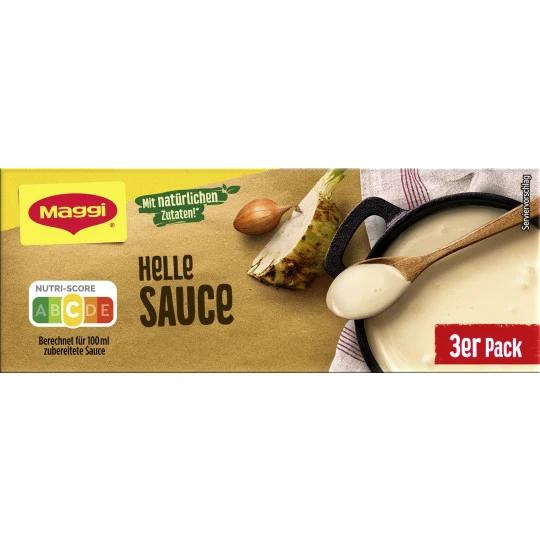 Maggi Helle Sauce Ergibt 3x 250ML 3 Maggi Helle Sauce Ergibt 3x 250ML