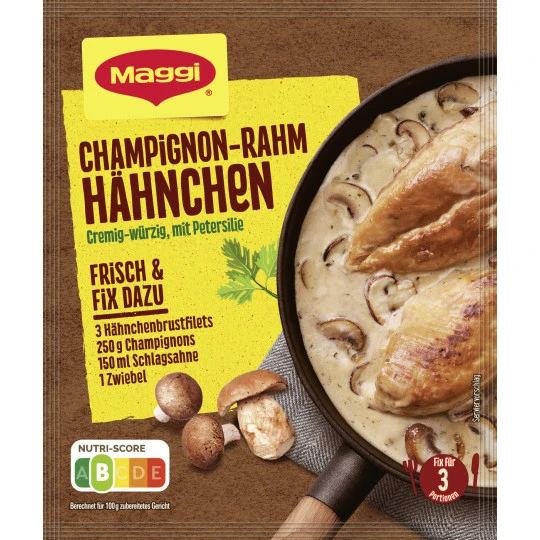 Maggi Champignon-Rahm Hähnchen 36G 3 Maggi Champignon-Rahm Hähnchen 36G