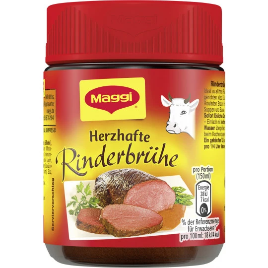 Maggi Herzhafte Rinderbrühe Für 6L 126G 3 Maggi Herzhafte Rinderbrühe Für 6L 126G