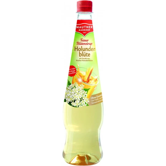 Mautner Markhof Feiner Blütesirup Holunderblüte 0,7L 3 Mautner Markhof Feiner Blütesirup Holunderblüte 0,7L