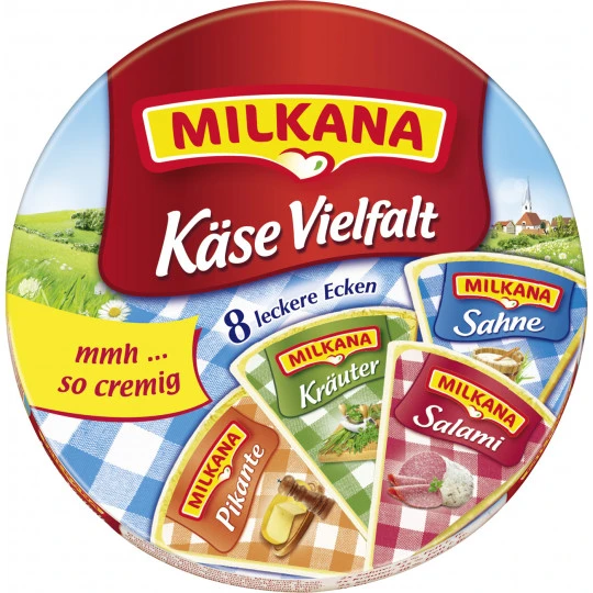 Milkana Käse Vielfalt 8ST 200G 3 Milkana Käse Vielfalt 8ST 200G