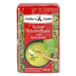 Müller's Mühle Grüne Schälerbsen 500G