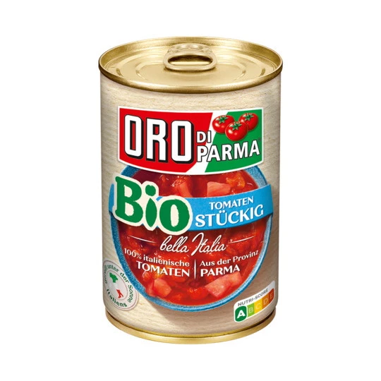 Oro Di Parma Bio Tomaten Stückig 400G 3 Oro Di Parma Bio Tomaten Stückig 400G