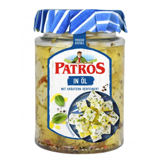 Patros Fetakäse In Öl 300G 3 Patros Fetakäse In Öl 300G
