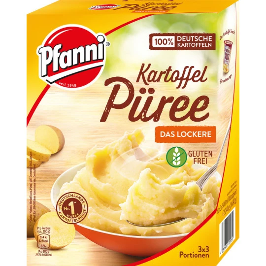 Pfanni Kartoffel Püree Das Lockere 3x80G 3 Pfanni Kartoffel Püree Das Lockere 3x80G