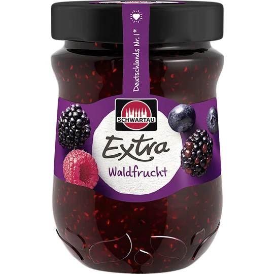 Schwartau Extra Waldfrucht 340G 3 Schwartau Extra Waldfrucht 340G