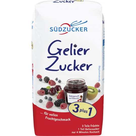 Südzucker Gelierzucker 3 Plus 1 500G 3 Südzucker Gelierzucker 3 Plus 1 500G