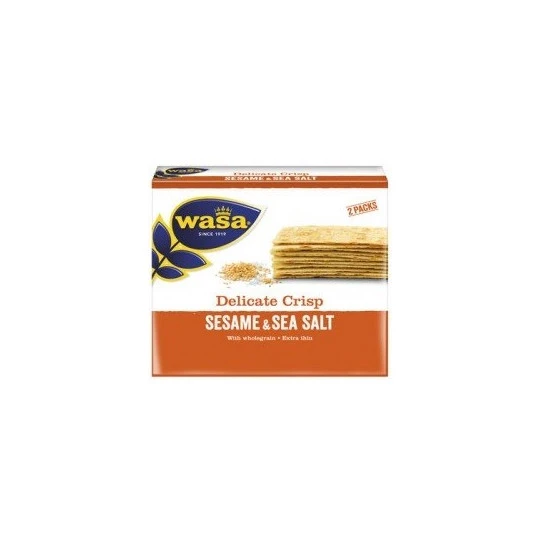Wasa Delicate Crisp Sesame & Sea Salt 190G 3 Wasa Delicate Crisp Sesame & Sea Salt 190G